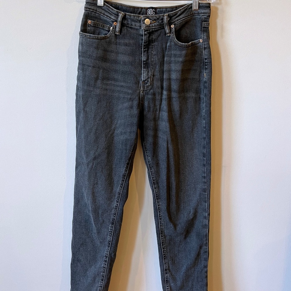 Black BDG Girlfriend High Rise Jeans